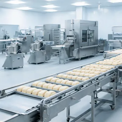 commercial bakery production line