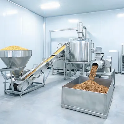 poultry feed production line